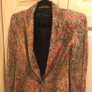 💕Zara paisley blazer💕
